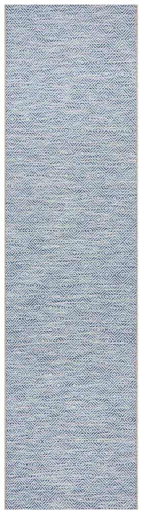 Promenade Outdoor Clara Diamond Blue Rug