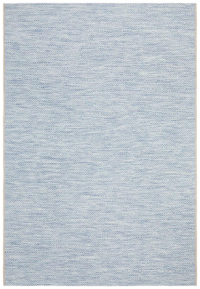 Promenade Outdoor Clara Diamond Blue Rug