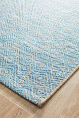 Promenade Outdoor Clara Diamond Blue Rug