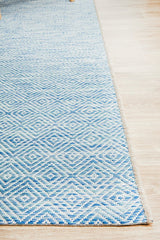 Promenade Outdoor Clara Diamond Blue Rug