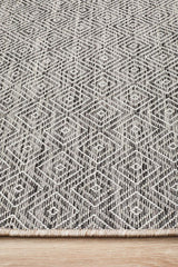 Promenade Outdoor Clara Diamond Grey Rug