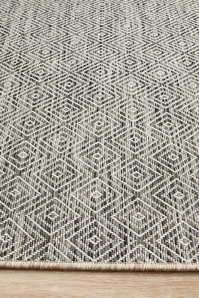 Promenade Outdoor Clara Diamond Grey Rug