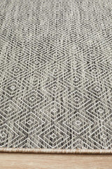 Promenade Outdoor Clara Diamond Grey Rug