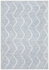 Promenade Outdoor Denise Trellis Blue Rug