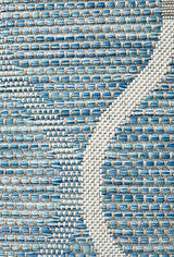 Promenade Outdoor Denise Trellis Blue Rug