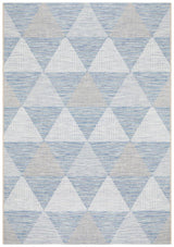 Promenade Outdoor Geo Blue Rug