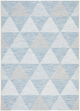 Promenade Outdoor Geo Blue Rug