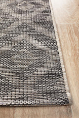 Promenade Outdoor Cain Black Rug