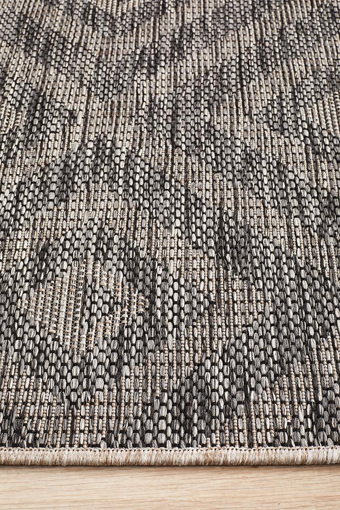 Promenade Outdoor Cain Black Rug