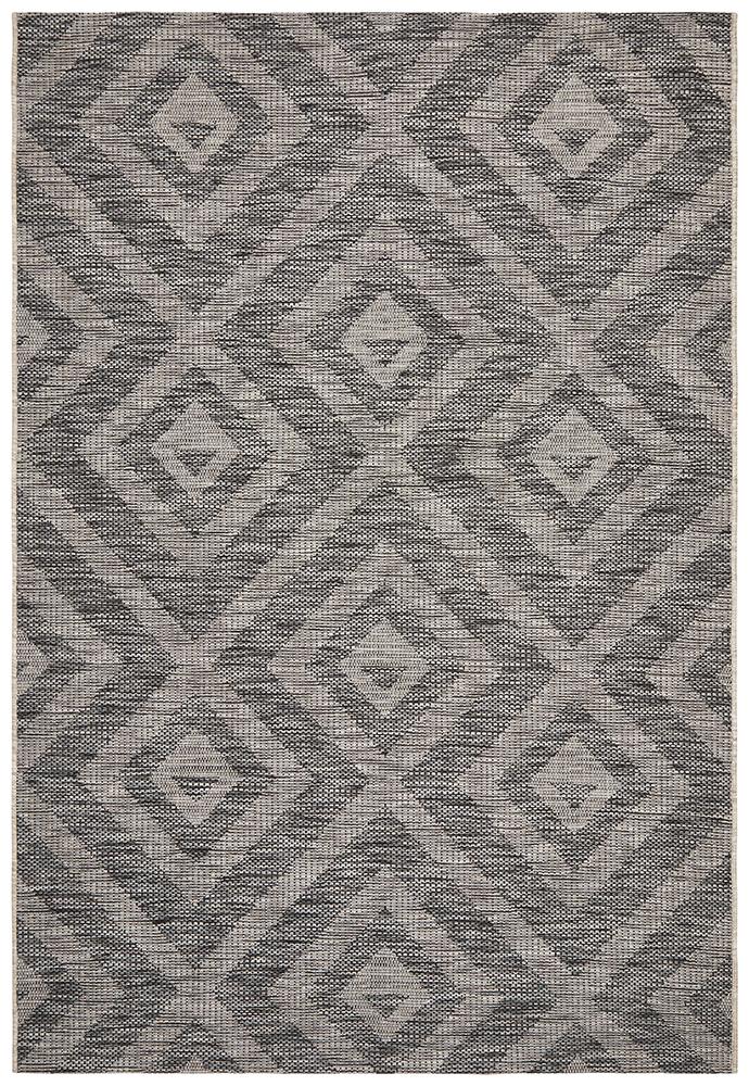 Promenade Outdoor Cain Black Rug