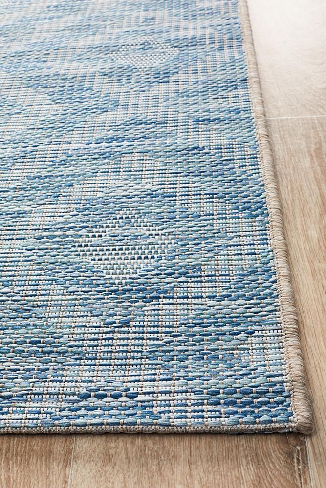 Promenade Outdoor Cain Blue Rug