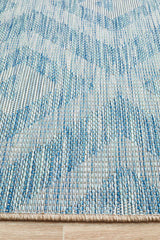 Promenade Outdoor Cain Blue Rug