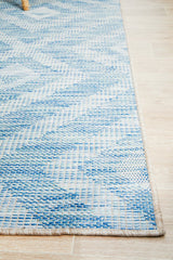 Promenade Outdoor Cain Blue Rug