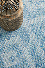 Promenade Outdoor Cain Blue Rug