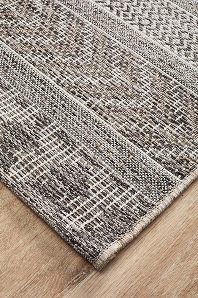 Promenade Outdoor Urban Grey Rug