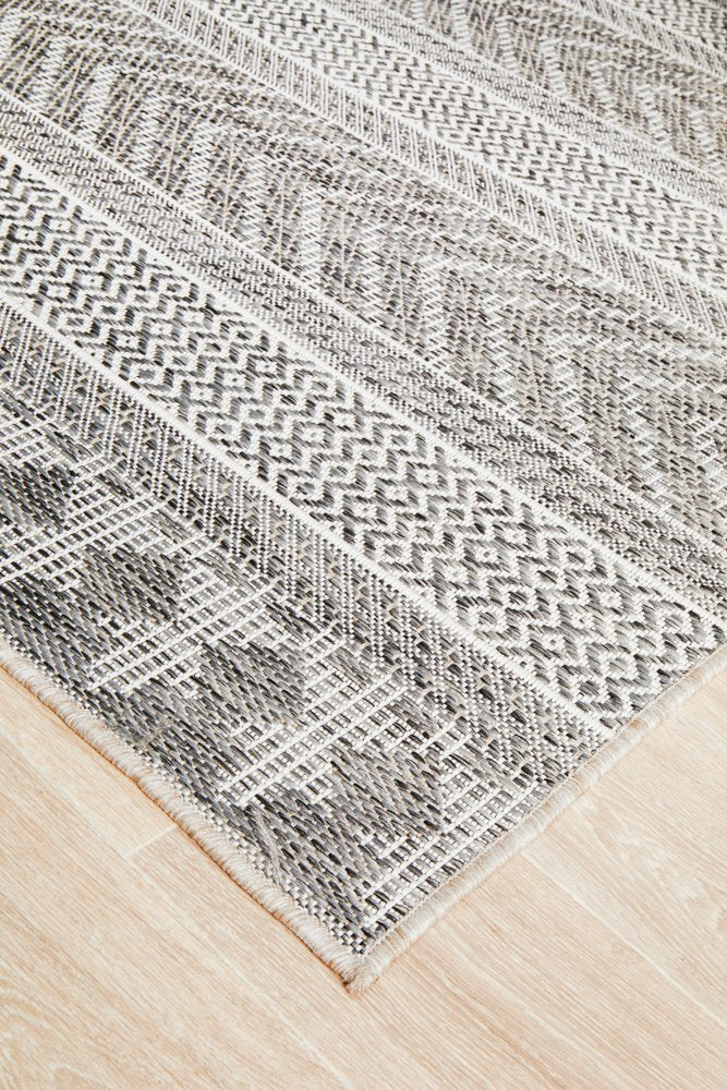 Promenade Outdoor Urban Grey Rug