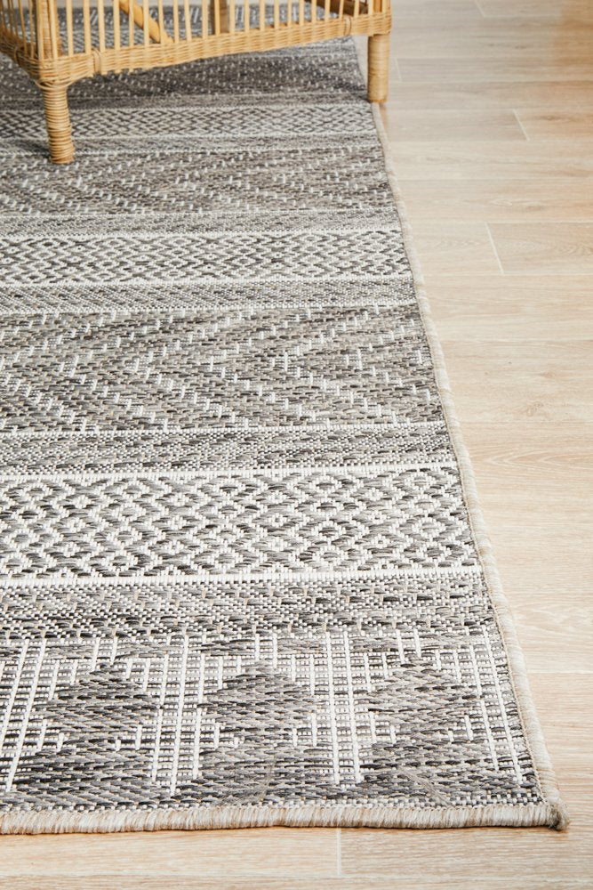 Promenade Outdoor Urban Grey Rug