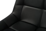 Beatrix Faux Leather Black Dining Chairs - Set of 2