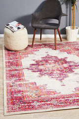 Tigris Amarah Pink Bohemian Transitional Rug