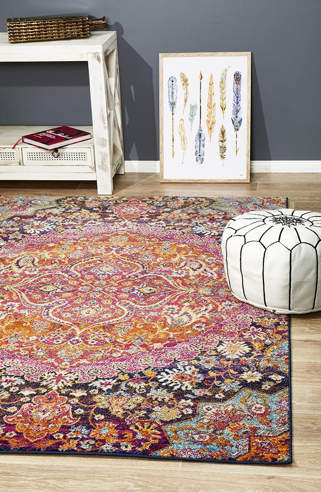 Treasury Preston Multi Coloured Transitional Rug