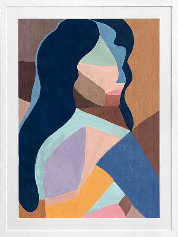 Patchwork I Framed Art Print