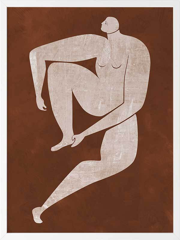 Natural Cut-Out I Framed Art Print