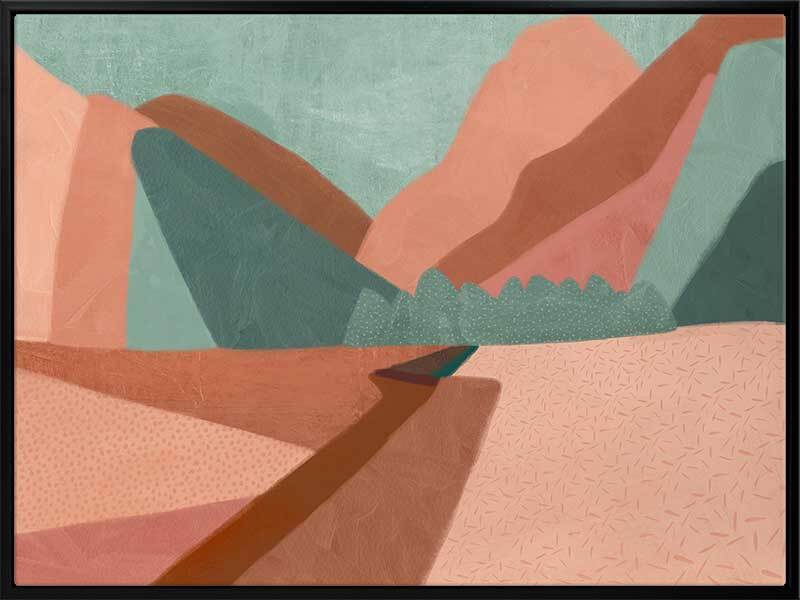 Mountains Canvas Art Print
