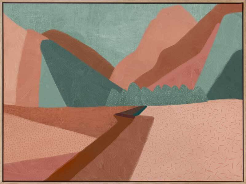 Mountains Canvas Art Print