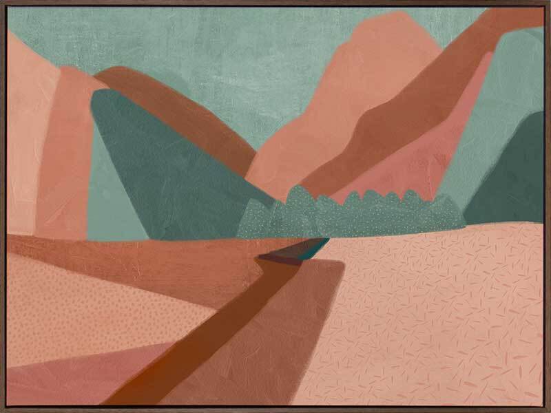 Mountains Canvas Art Print