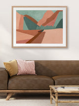 Mountains Framed Art Print