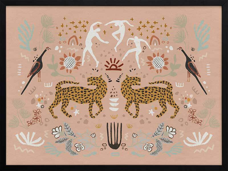 Leopard Life II Framed Art Print