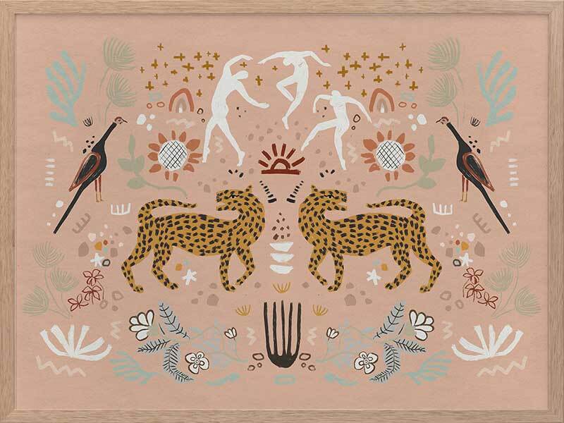 Leopard Life II Framed Art Print