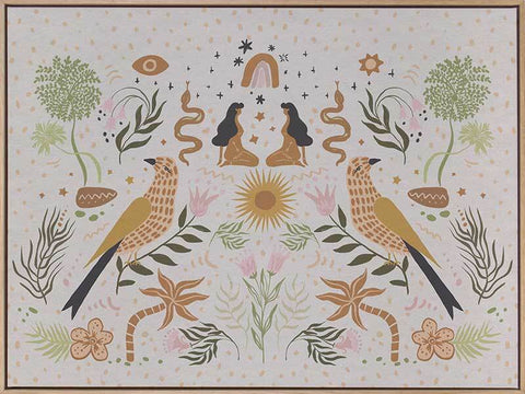 Bohemian Songbirds Canvas Art Print