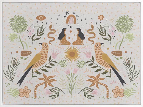 Bohemian Songbirds Canvas Art Print