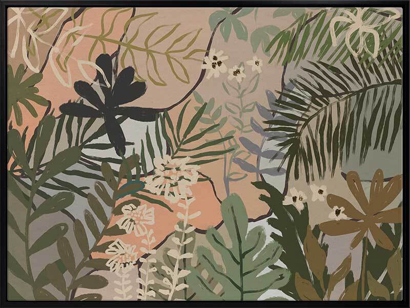 Forest Leaves Canvas Art Print
