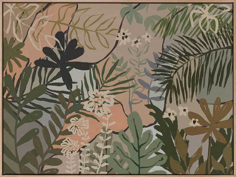 Forest Leaves Canvas Art Print