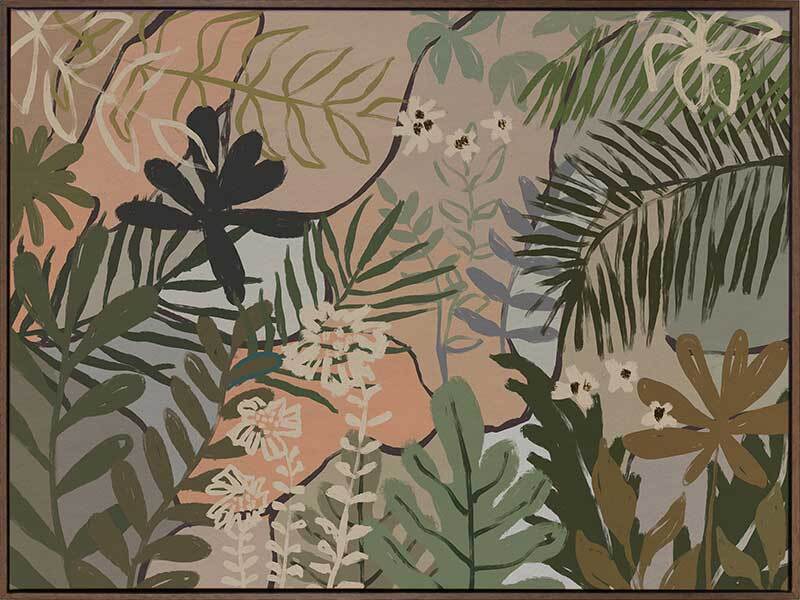 Forest Leaves Canvas Art Print