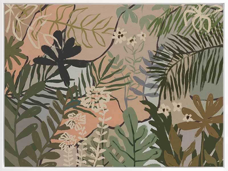 Forest Leaves Canvas Art Print