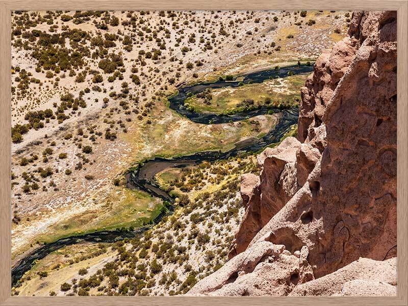 River Valley Framed Art Print