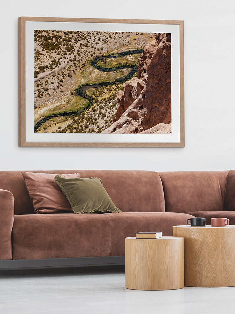 River Valley Framed Art Print