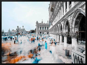 Piazza San Marco Canvas Art Print - Lost Design Society