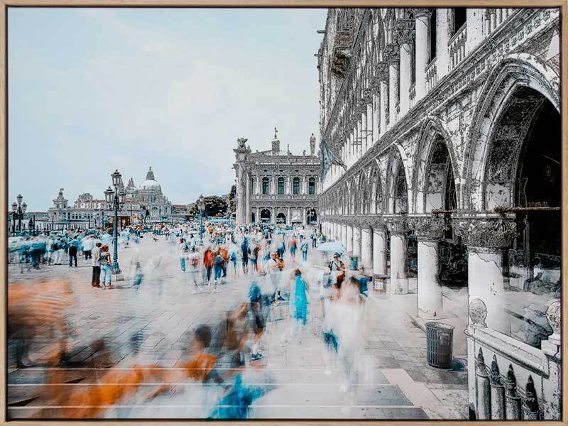 Piazza San Marco Canvas Art Print - Lost Design Society
