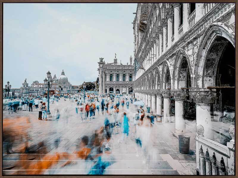 Piazza San Marco Canvas Art Print - Lost Design Society
