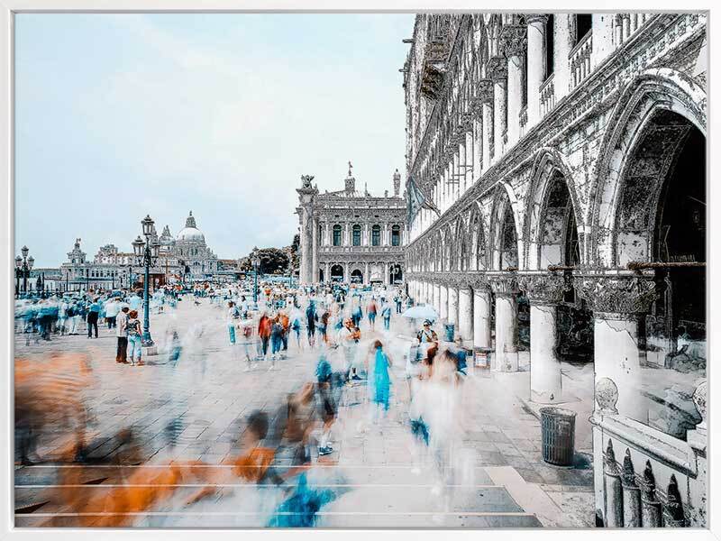 Piazza San Marco Canvas Art Print - Lost Design Society