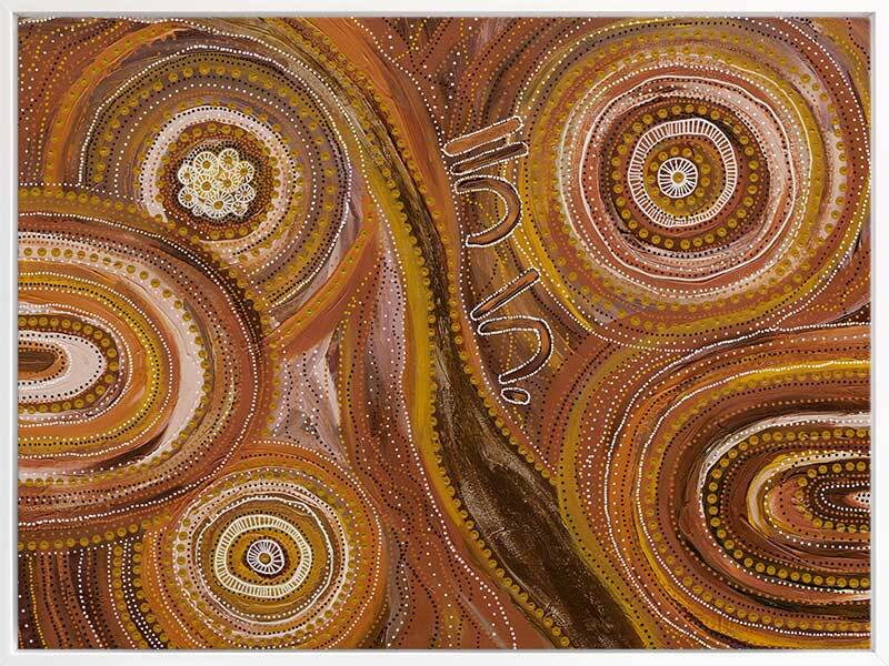 Ngurrbul Dark Canvas Art Print