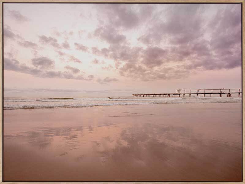 Peach Sunrise Canvas Art Print