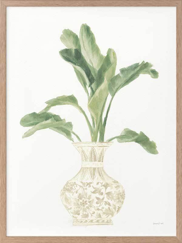 Fronds I Framed Art Print