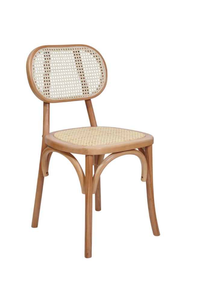 Andra Natural Rattan Dining Chair - Set of 2