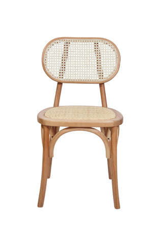 Andra Natural Rattan Dining Chair - Set of 2