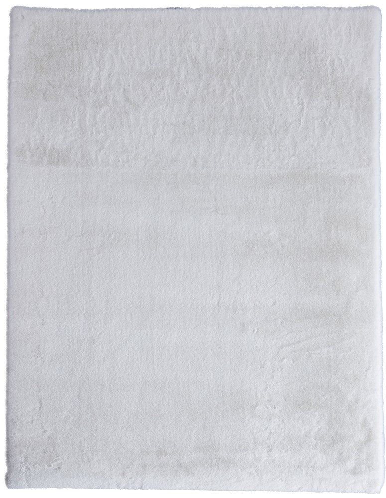 Turuun Soft Faux Fur White Rug